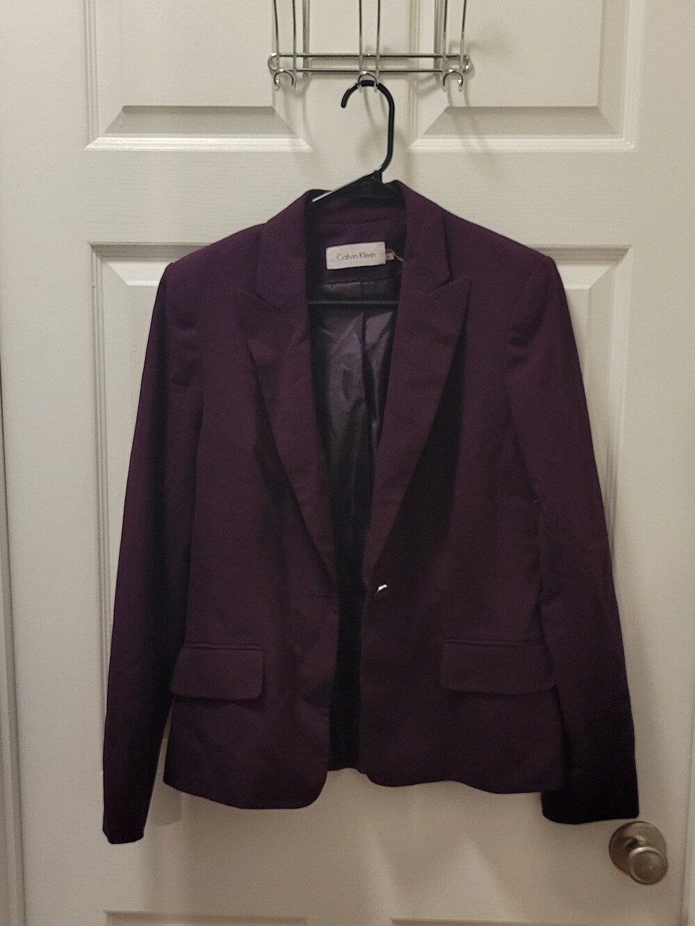 Calvin Klein Purple Blazer
